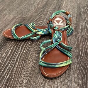 Colorful Strappy Sandals - Fergalicious